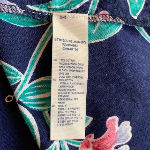 Hawaiian print floral cotton sundress - Picture 8 of 8